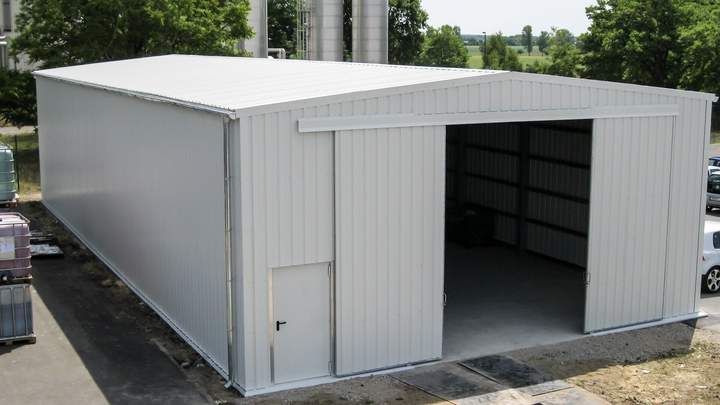 Logistikhalle Satteldach Satteldachhalle als Logistikhalle.