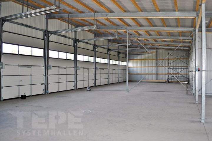 Produktionshalle innen Ansicht einer Produktionshalle von innen